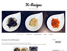 Tablet Screenshot of k-recipes.com